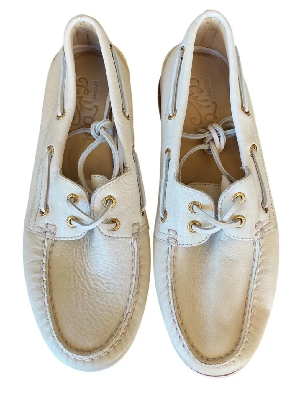 Sperry Top-Sider Gold Cup Authentic Original™ 2-Eye Boat Shoe SAMPLE Size 9 New